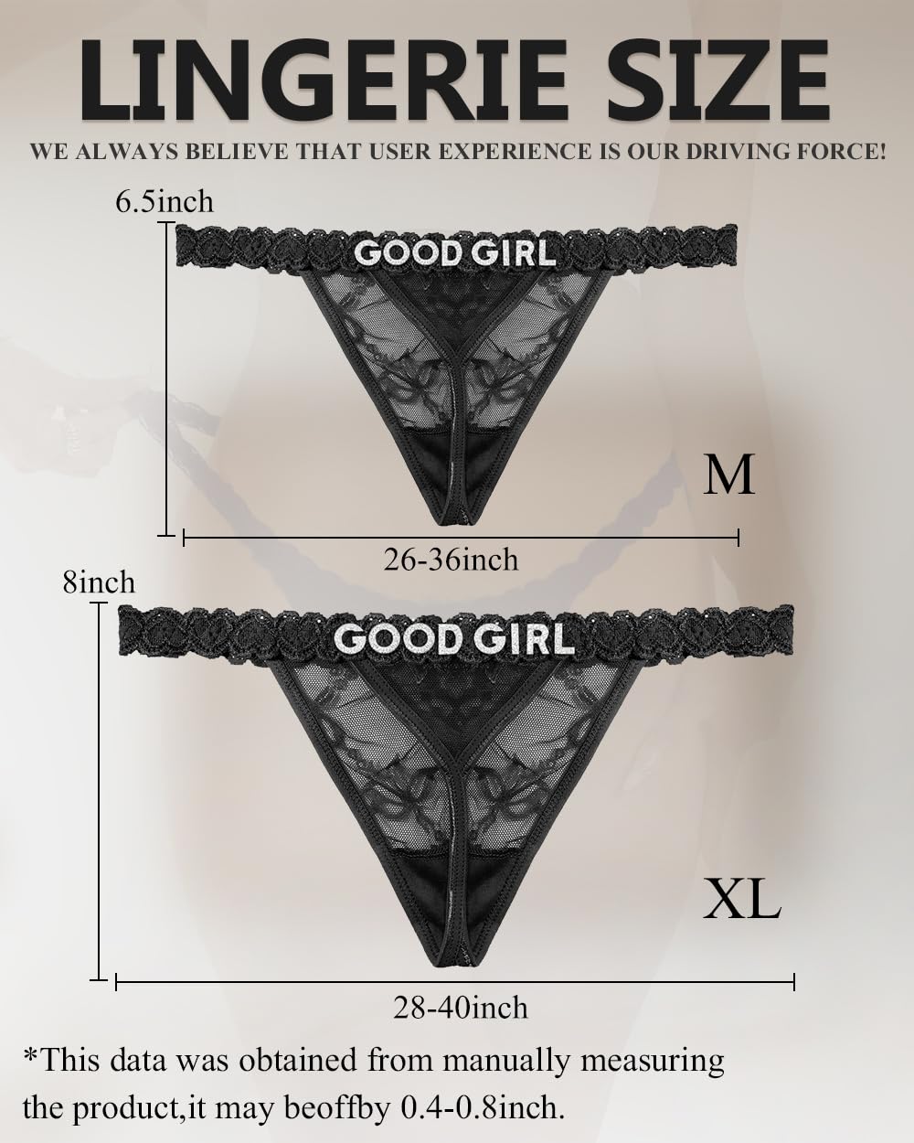 Sexy Underwear for Women Lace Panties Sexy Thong with Funny Rhinestone Letters for Couple Gifts