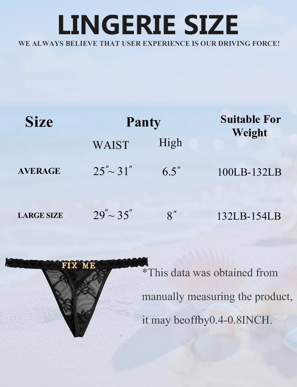 Sexy Underwear for Women Lace Panties Sexy Thong with Funny Rhinestone Letters for Couple Gifts