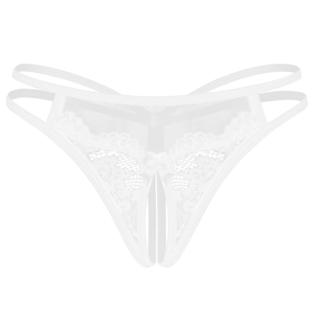 Avidlove Women Lace Panties Floral Lace Briefs Mesh Hollow Out G-String Thongs T-back Underwear 1-4 Pack