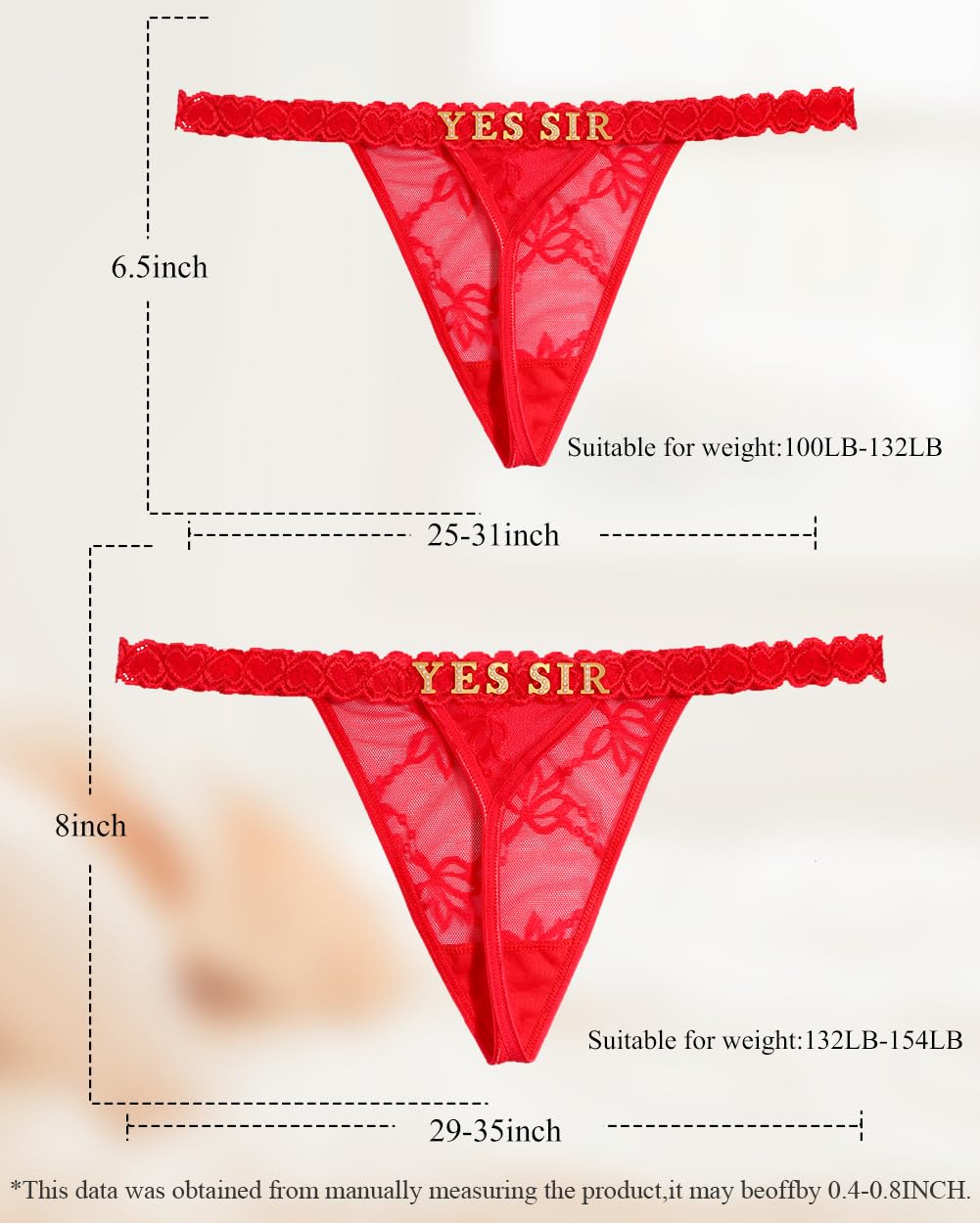 Sexy Underwear for Women Lace Panties Sexy Thong with Funny Rhinestone Letters for Couple Gifts