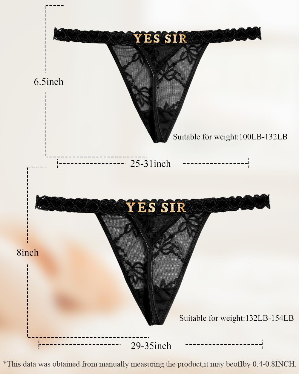 Sexy Underwear for Women Lace Panties Sexy Thong with Funny Rhinestone Letters for Couple Gifts