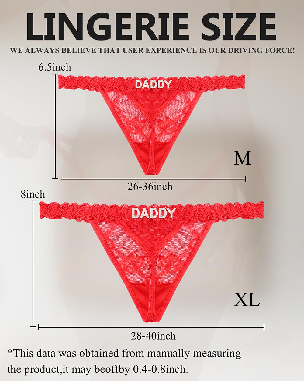 Sexy Underwear for Women Lace Panties Sexy Thong with Funny Rhinestone Letters for Couple Gifts