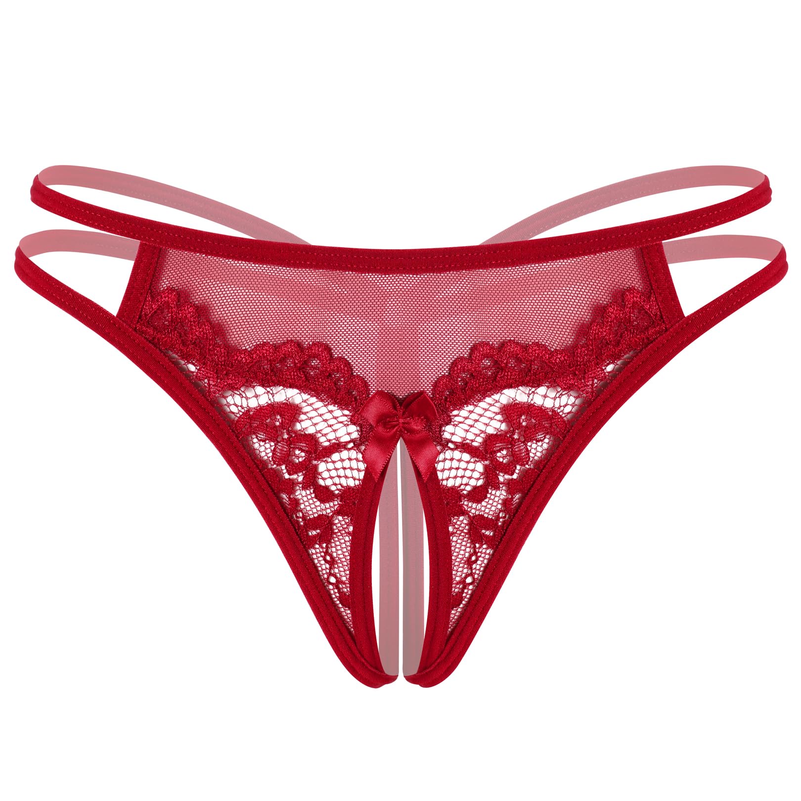 Avidlove Women Lace Panties Floral Lace Briefs Mesh Hollow Out G-String Thongs T-back Underwear 1-4 Pack