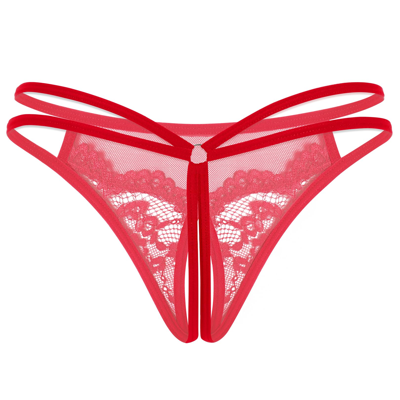 Avidlove Women Lace Panties Floral Lace Briefs Mesh Hollow Out G-String Thongs T-back Underwear 1-4 Pack