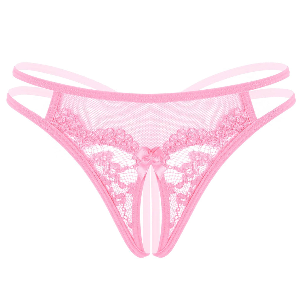 Avidlove Women Lace Panties Floral Lace Briefs Mesh Hollow Out G-String Thongs T-back Underwear 1-4 Pack