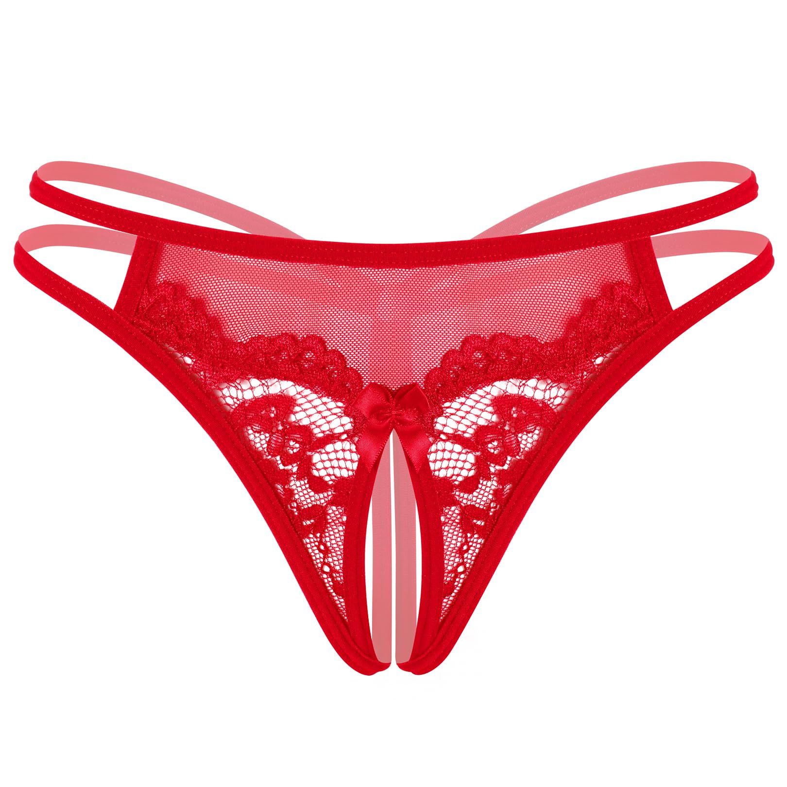 Avidlove Women Lace Panties Floral Lace Briefs Mesh Hollow Out G-String Thongs T-back Underwear 1-4 Pack
