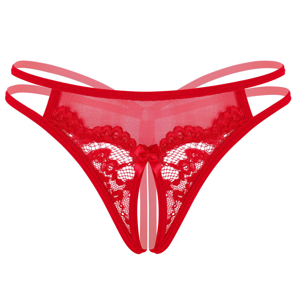 Avidlove Women Lace Panties Floral Lace Briefs Mesh Hollow Out G-String Thongs T-back Underwear 1-4 Pack