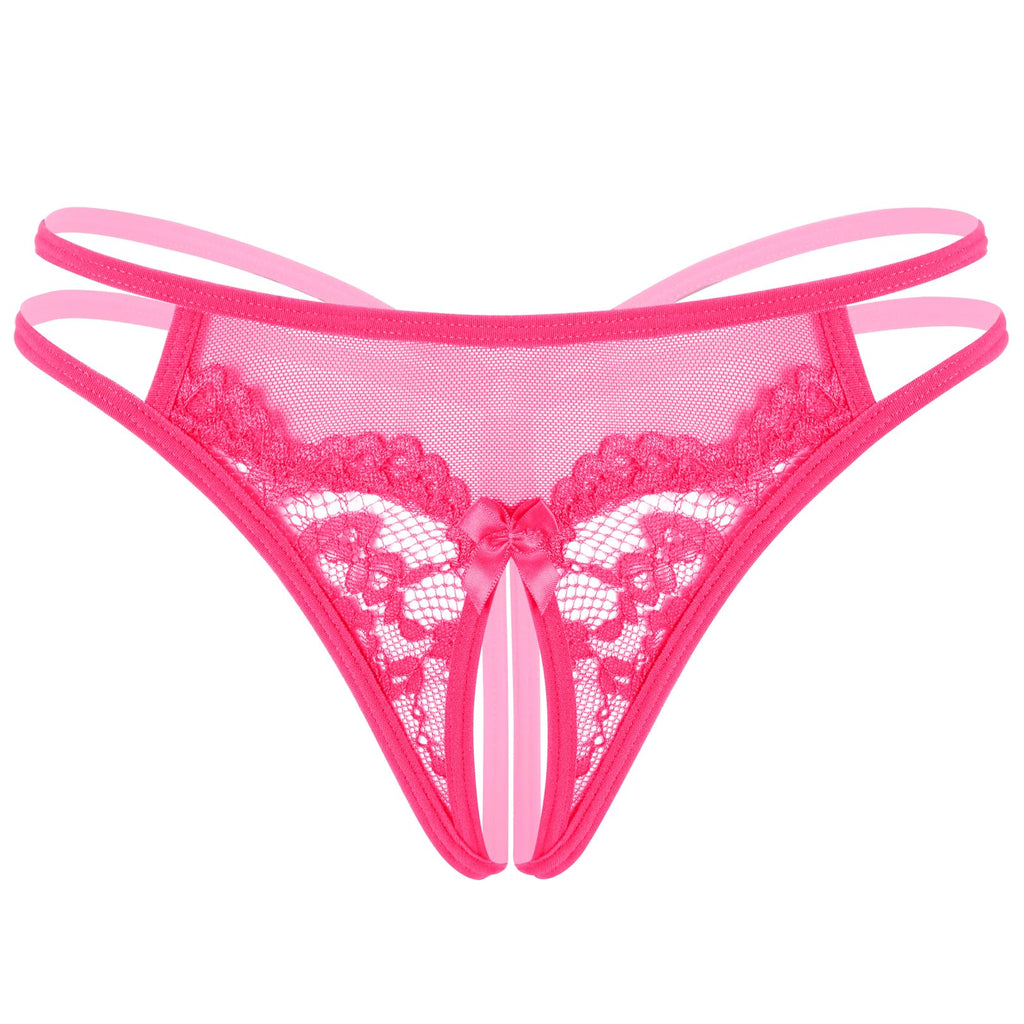 Avidlove Women Lace Panties Floral Lace Briefs Mesh Hollow Out G-String Thongs T-back Underwear 1-4 Pack
