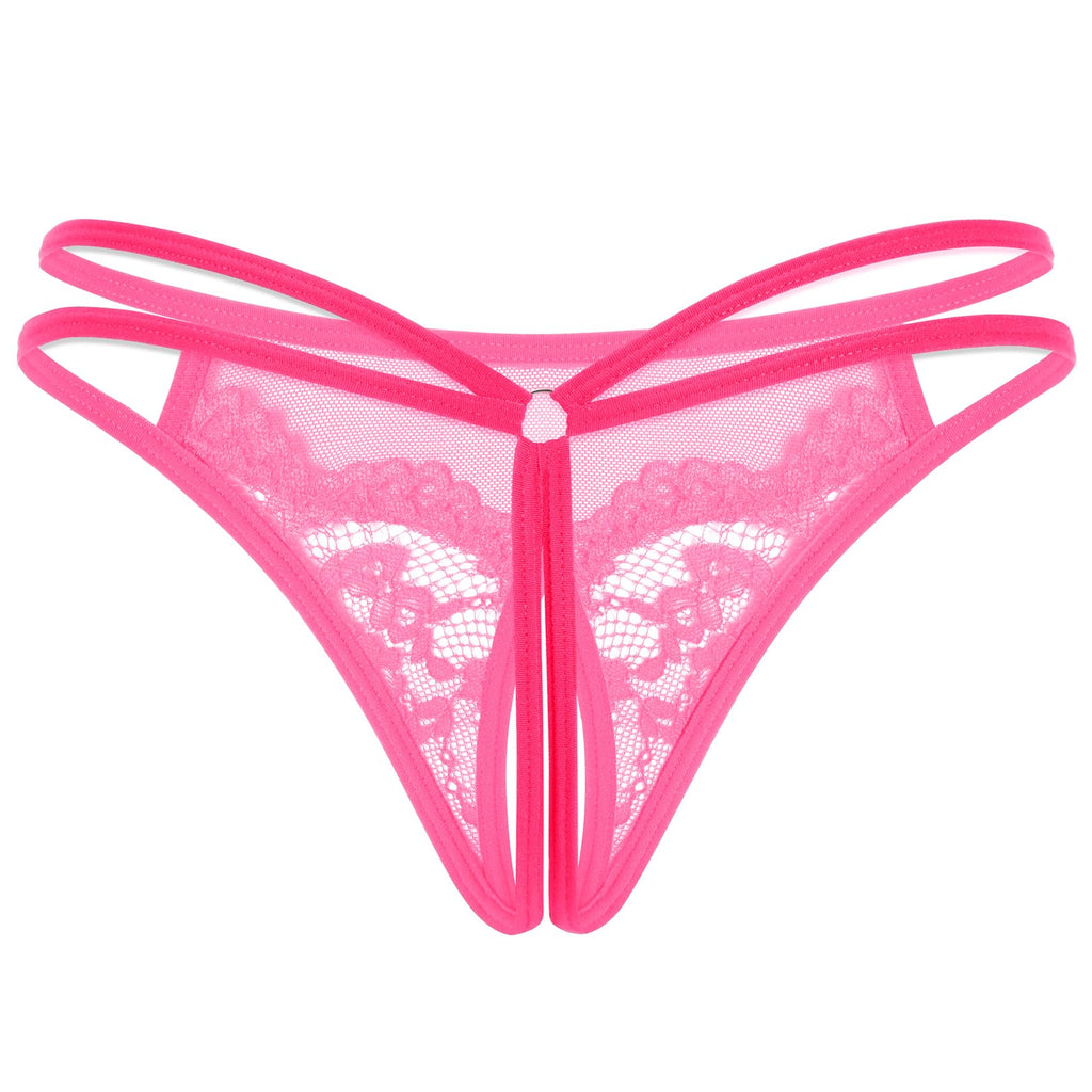 Avidlove Women Lace Panties Floral Lace Briefs Mesh Hollow Out G-String Thongs T-back Underwear 1-4 Pack