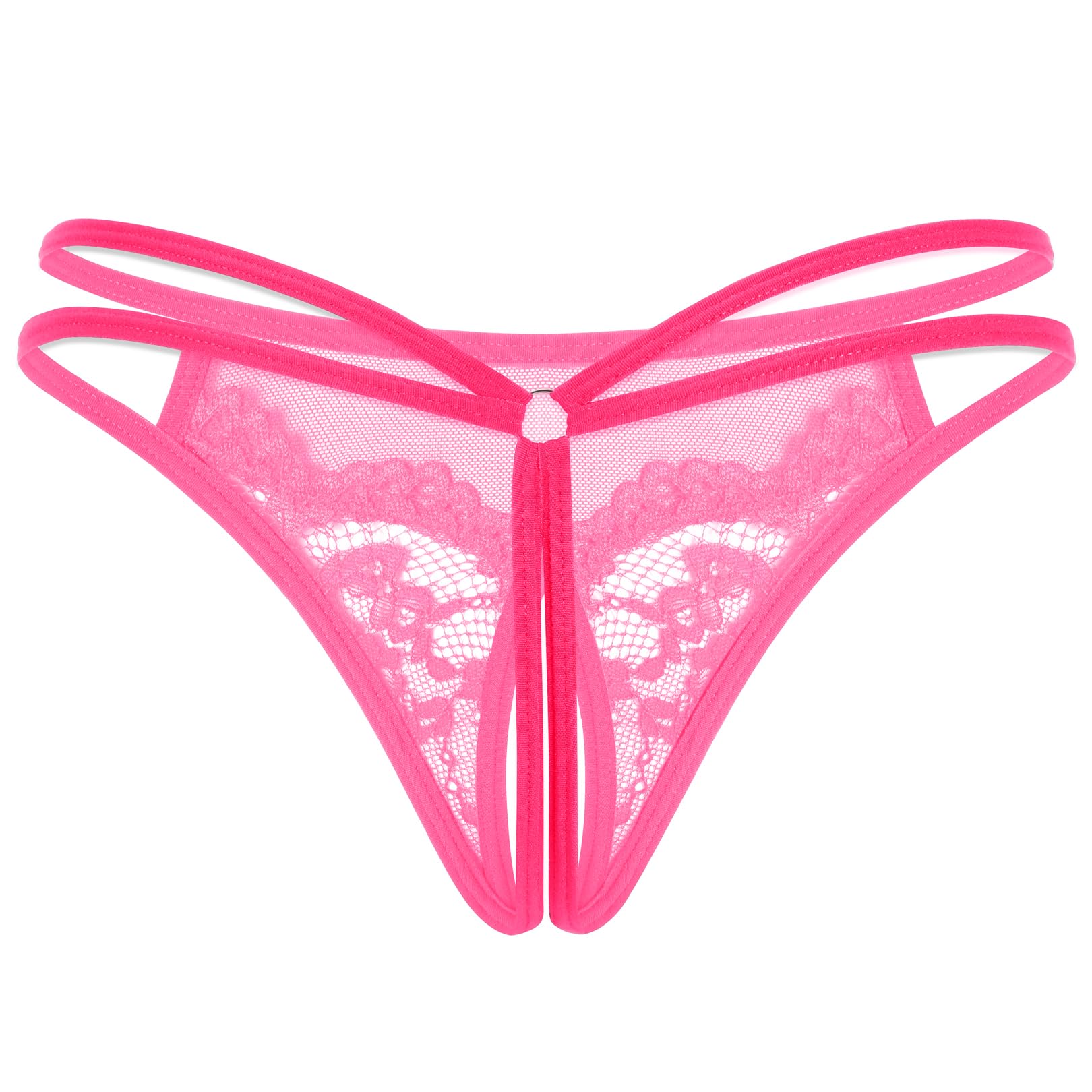 Avidlove Women Lace Panties Floral Lace Briefs Mesh Hollow Out G-String Thongs T-back Underwear 1-4 Pack