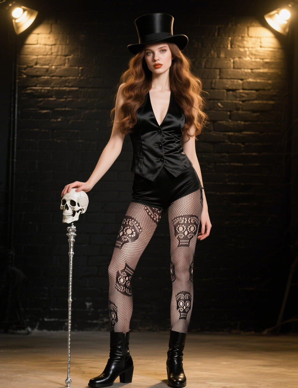 Buauty Womens Patterned Fishnet Tights Lace Black Fish Net Stockings High Waist Floral Pantyhose Gothic Witch Party